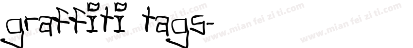 graffiti tags字体转换